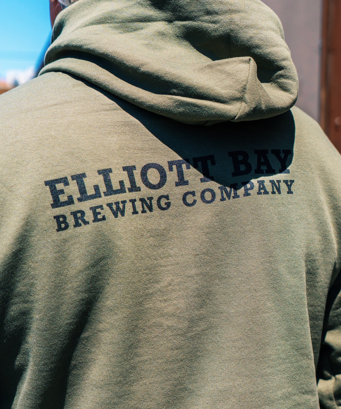 Olive Green EB Hoodie
