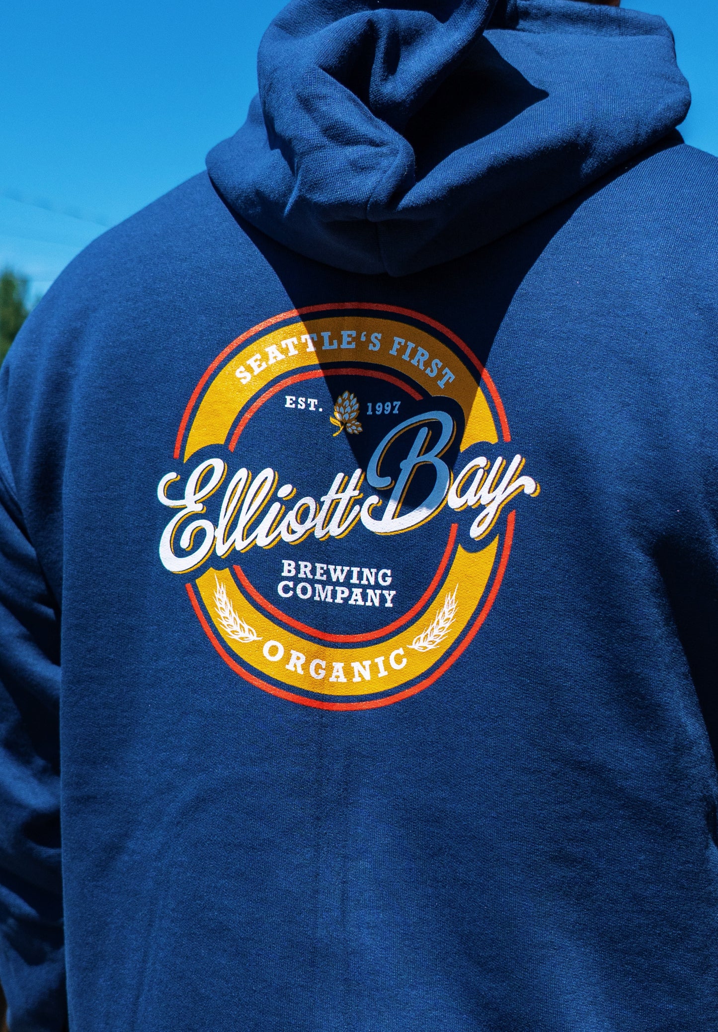 Navy Seattle’s Organic Zip Hoodie