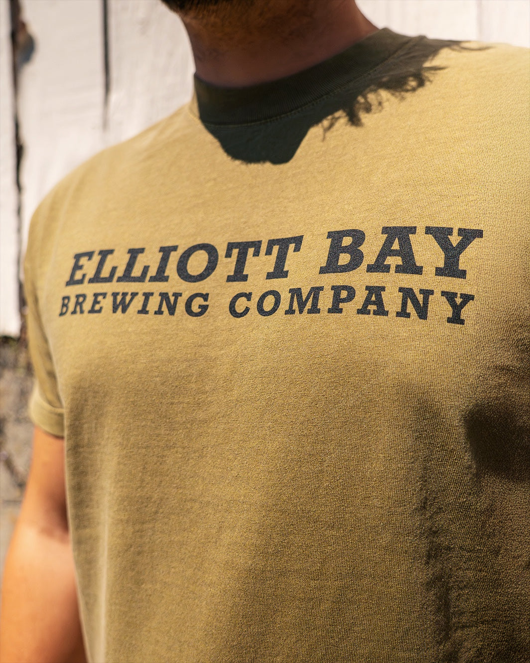 Green Elliott Bay Block T-Shirt