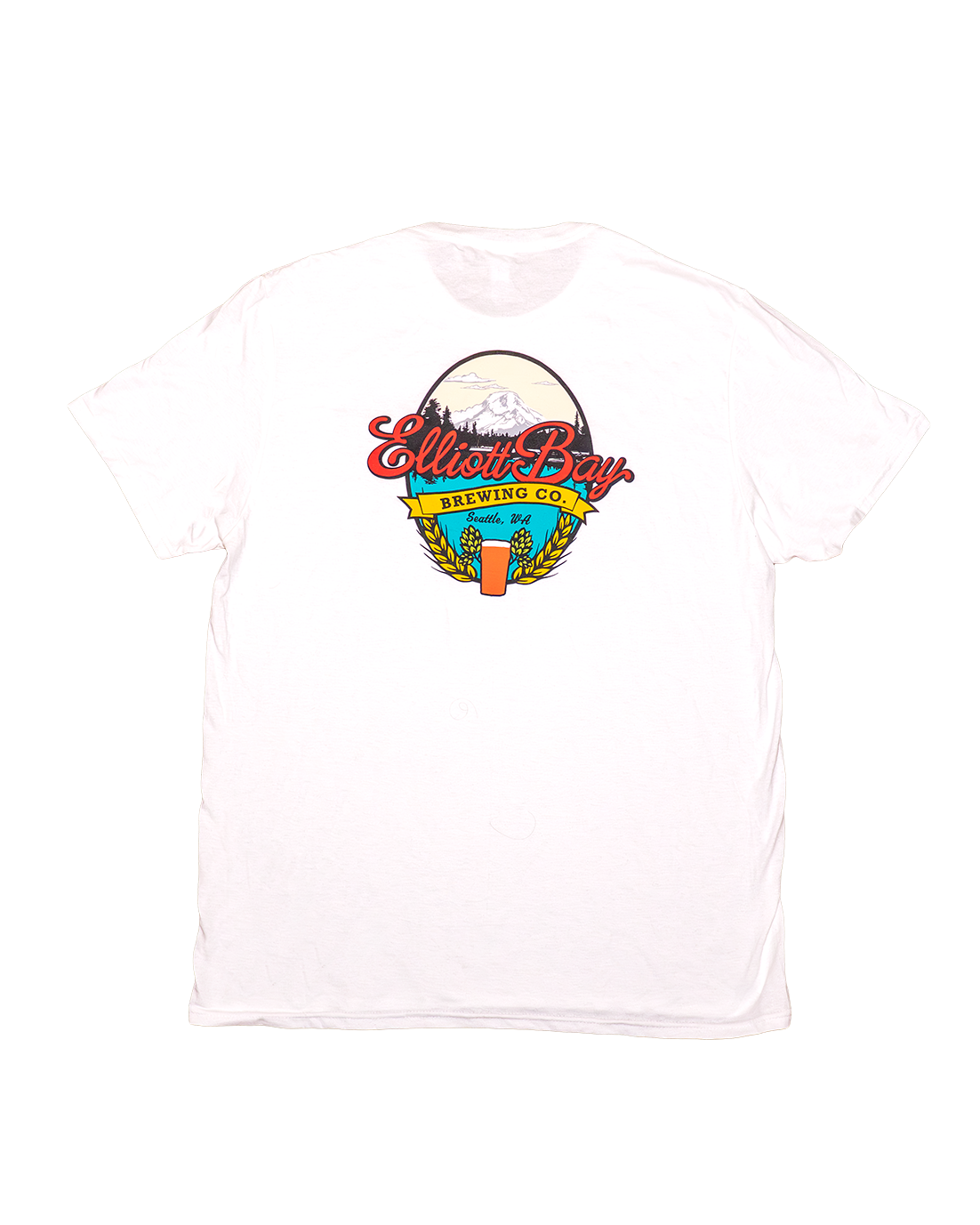 White Oval Mountain T-Shirt