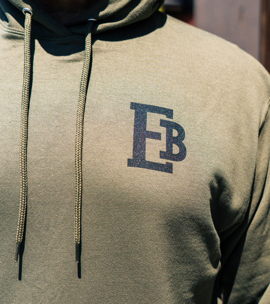 Olive Green EB Hoodie