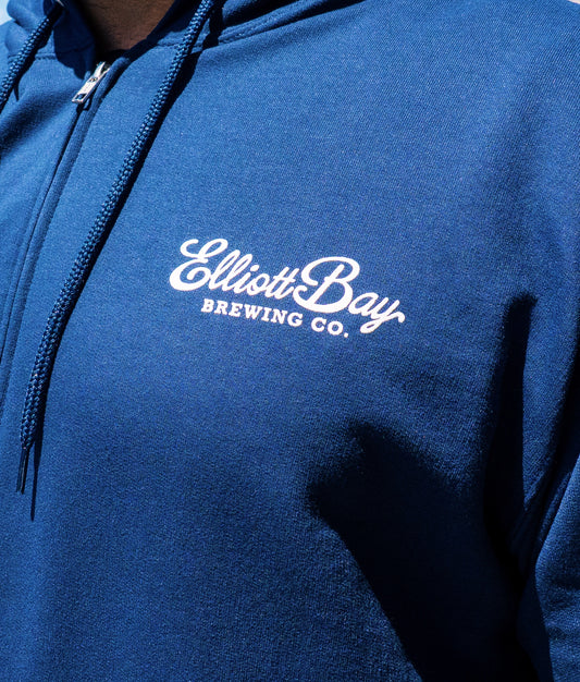 Navy Seattle’s Organic Zip Hoodie