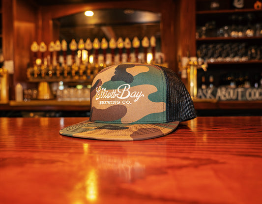 Camo Elliott Bay Snap Back Hat