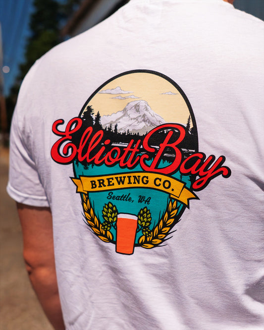 White Oval Mountain T-Shirt