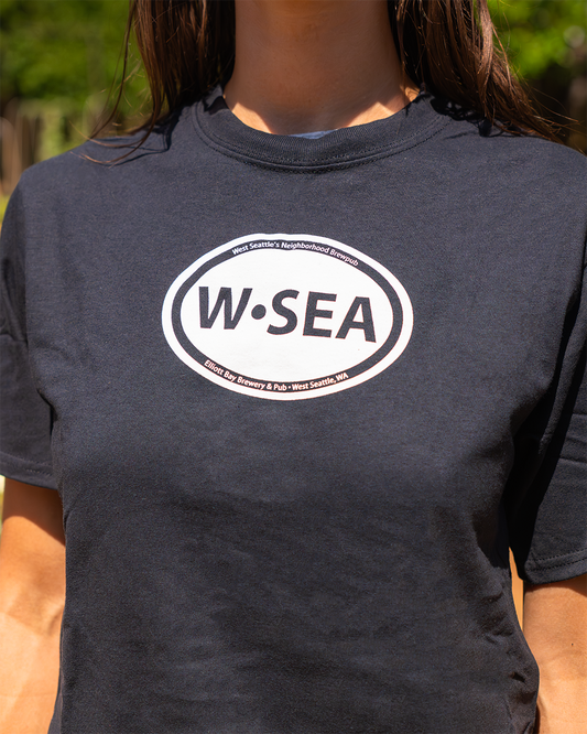 WSEA Black Oval T-Shirt